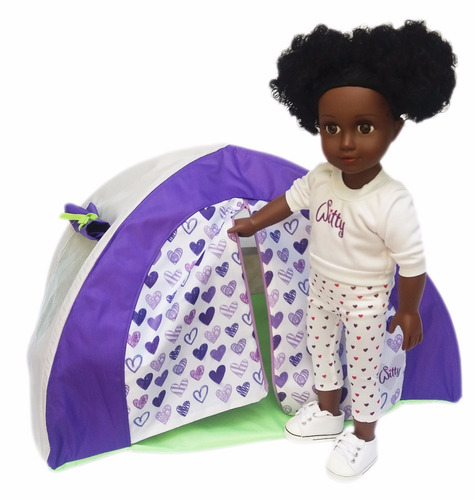 Witty Girls Carpa Para Muñecas Camping 52x37 Cm American