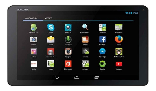 Tablet  Admiral One 7" 8GB color negro y 1GB de memoria RAM