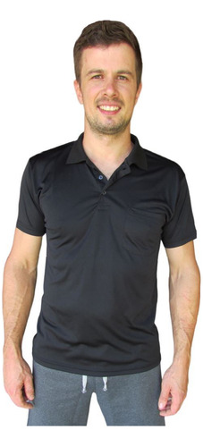 Kit 03 Camisas Polo Básica Lisa Malha Dry Fit Malha Fria