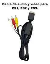 Comprar Cable De Audio Y Video Rca Para Ps1 Psone Ps One Ps2 Ps3