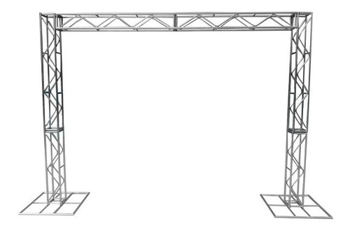 Imagem 1 de 6 de Treliças Kit Trave Box Truss Dj Q20 Aço 2,5/3m - Lourenço