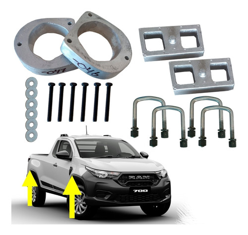 Lift Kit Altura Suspension Ram 700/ Fiat Palio Adventure