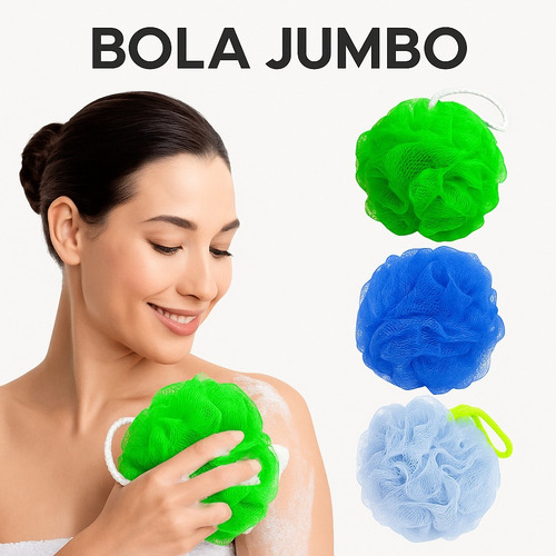 Esponja De Baño Color Exfoliante Spa Bola Suave Para Cuerpo Verde Rayas