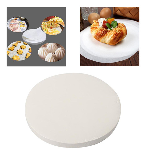 3 Rodajas De Papel Para Hamburguesas, 100 Piezas 25cm