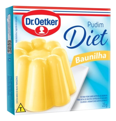 Pudim Diet Sabor Baunilha Dr. Oetker Caixa 25g