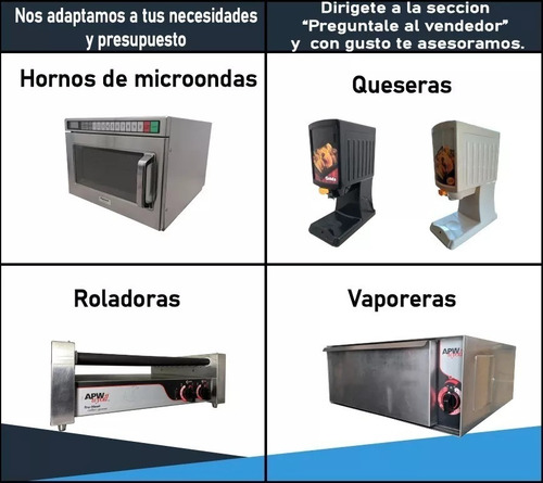 Horno Microondas Amana-menumaster Uso Rudo Grill Acero Inox. (Usado)