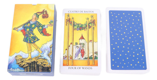 Tarot Rider Waite Versión En Español Con Papel Recubierto