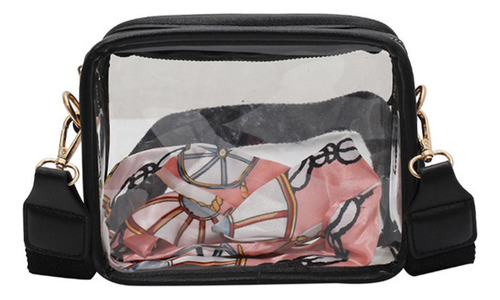 \ Bolso De Hombro Transparente De Pvc Aprobado Por El