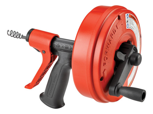 Máquina Limpiadora De Desagües Ridgid 57043 Power Spin+ De 6
