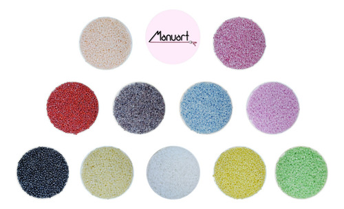 Mostacilla Perlada X 500gr, Collares, Bijou, Accesorios P129 2 Mm 2 Mm
