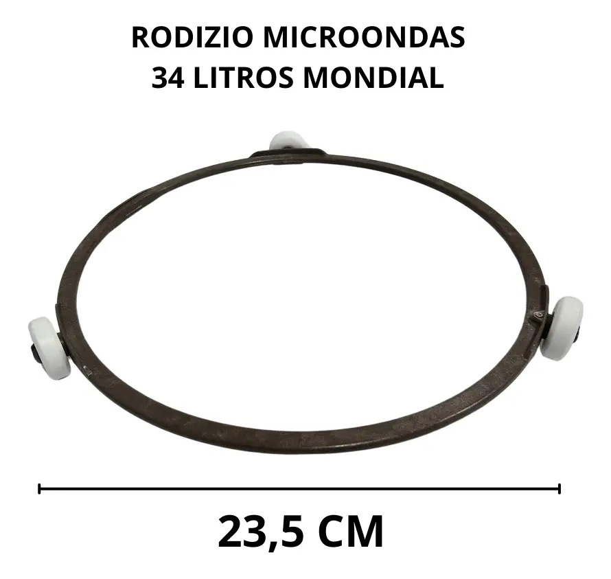 Rodízio Prato Giratório Microondas Mondial Mo-02-34