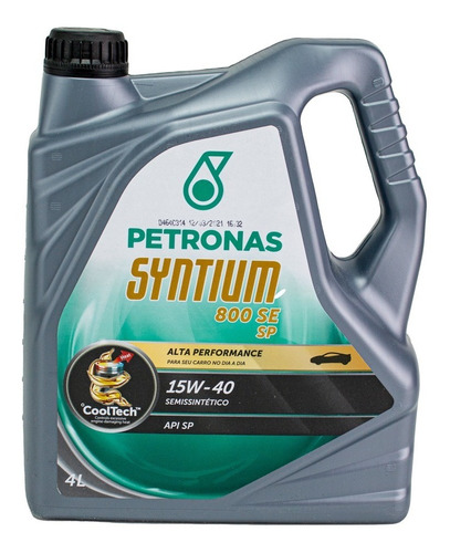 Aceite 15w40 Semi Sintético Petronas Syntium 800 Se Sp 4 Lt
