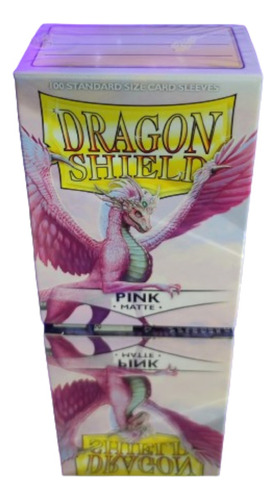 Dragon Shield Standard Sleeve -matte Pink-