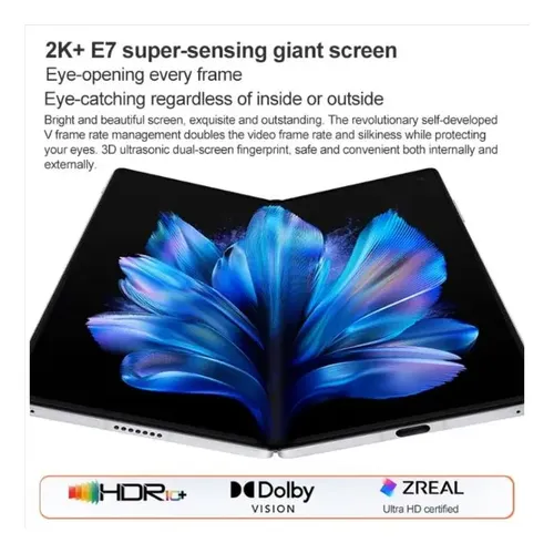 Vivo X Fold3 Pro (16gb)512gb Tela Dobrável 8.03 120hz Preto