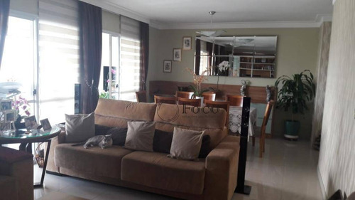 Apartamento Com 3 Dormitórios À Venda, 142 M² Por R$ 1.300.000 - Lauzane Paulista - São Paulo/sp - Ap0815
