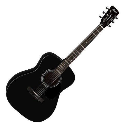 Guitarra Acústica Black Satin | Cort Af510-bks