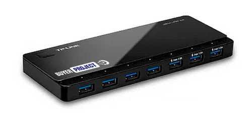 Hub Tp-link Uh700 7 Puertos Usb 3.0 + 3 De Carga + Adaptador