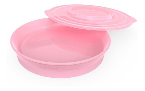 Twistshake Plate 6+m Pink By Maternelle