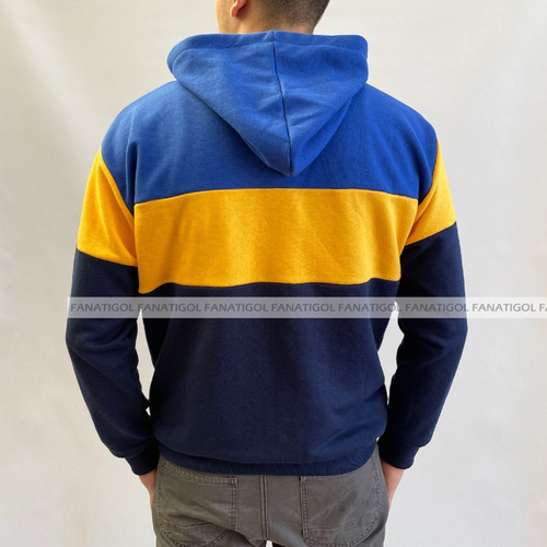 Imagen 2 de 7 de Buzo Con Capucha Boca Juniors Oficial