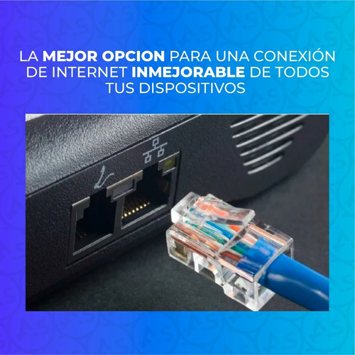 Imagen 6 de 10 de Cable De Red Lan Ethernet 5 Metros Para Internet Cat 5e