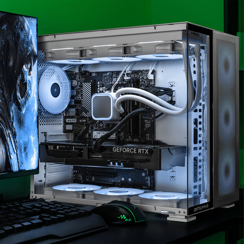 Pc Gamer Dxt Gaming Geforce Rtx 5070 Ti Amd Ryzen 9 9900x 64gb Ddr5 Ssd 2tb Sistema Liquido Wifi Silver