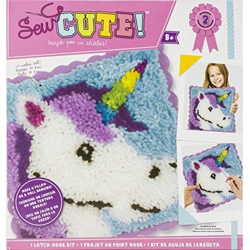 Kit De Gancho De Cierre  Sew Cute  Unicornio, Multicolo...