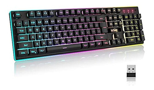 Teclado Inalámbrico Para Juegos Redthunder K10, Teclado Inal