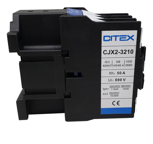 Cjx2-3210 B7 24vca 50/60hz Contator Tripolar +1na