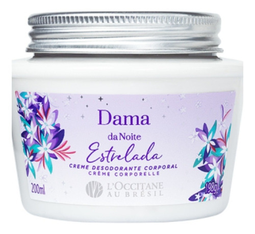  Creme Corporal Dama Da Noite Estrelada 200ml L'occitane Au B