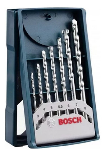 Juego De Brocas/mechas P/concreto 7pzas 3mm-8mm Bosch