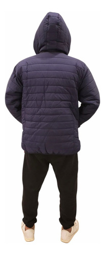 Campera De Hombre Inflable Forrada Con Polar Talles Grandes