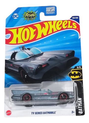 Hot Wheels Batman Tv Series Batmobile 1:64 Azul Acero