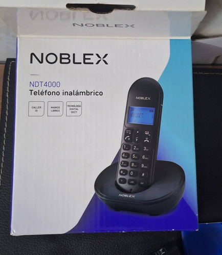 Teléfono Inalámbrico Noblex Ndt4000 No Se Ve Las Letras Led Negro (Usado)