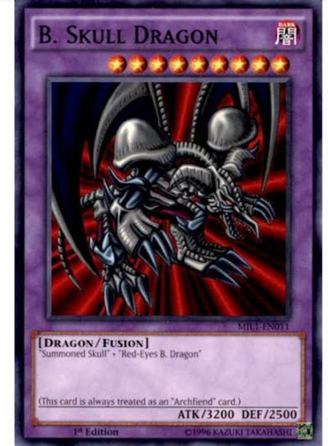 Yu-gi-oh Black Skull Dragon Mil1- En011