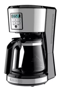 Cafetera Black And Decker Cm1231s 12 Tazas Plata