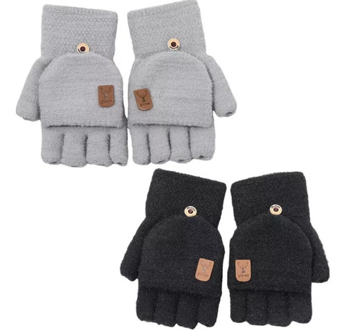 Juego De 2 Guantes Térmicos Gruesos Para Invierno, Cálidos Y