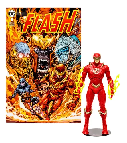 Figura Cómica The Flash De Mcfarlane Toys Dc Direct De 7 Pul