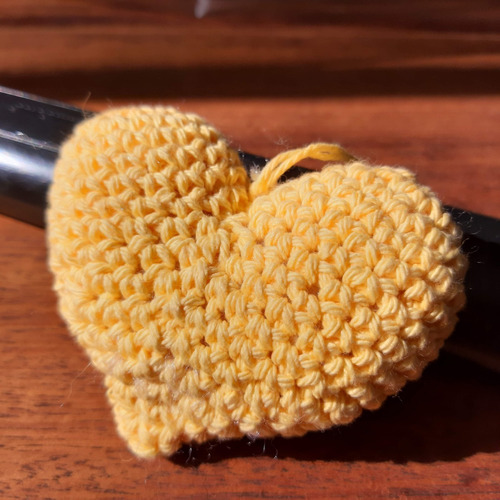 Imagen 5 de 10 de Corazon Crochet Bautismos Comuniones Baby Shower X20