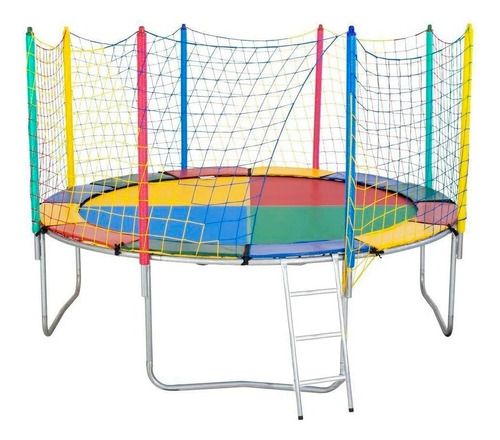 Cama Elástica 3,05m Chicoplay Lona Colorida