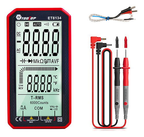 Pantalla Portátil De Medición De Corriente De Voltaje Ac Lcd