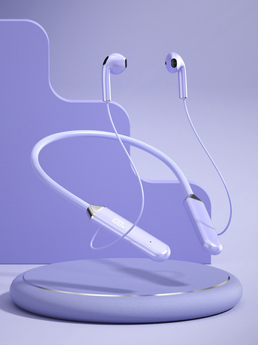 Cómodos Audífonos Led Bluetooth Con Cuello Colgante