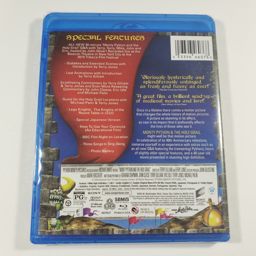 Blu-ray Monty Python Em Busca Do Cálice Sagrado