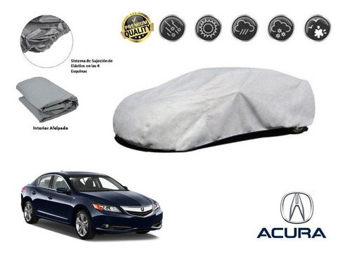 Lona Cubreauto Afelpada Premium Acura Ilx 2.0l 2013 A 2015