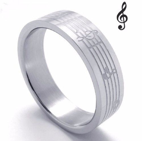 Anillo Musical Moda Musica Hombre Mujer Regalo Diseño Look