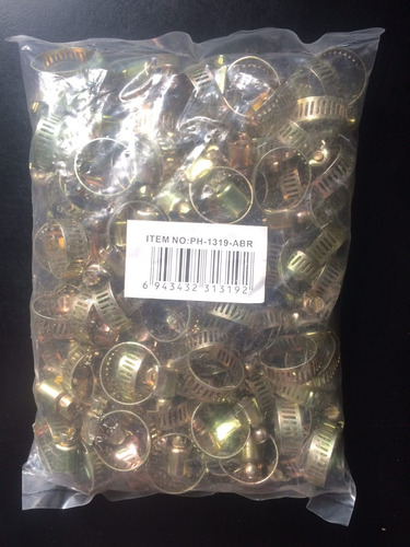 Abrazadera 1 1/4 Pulgada Metal Paquete 100pzs Ref-1929 -