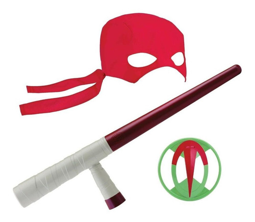 Imagen 2 de 3 de Tortugas Ninjas Set De Accesorios Juego De Rol Raphael