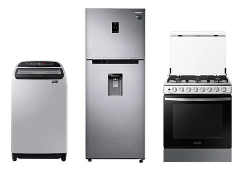 Combo Cocina Samsung Silver Look + Microondas 23 L