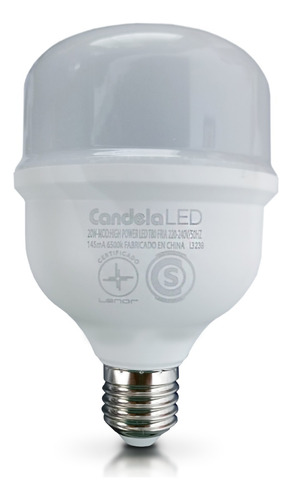Imagen 2 de 8 de Lampara Galponera Led High Power 20w Luz Fria X 4 Unid