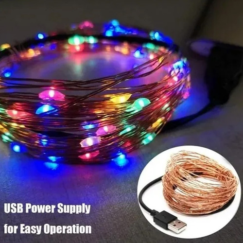 Luces Hada Luces Multicolor Navidad 10m Guirnalda Luces 3pcs