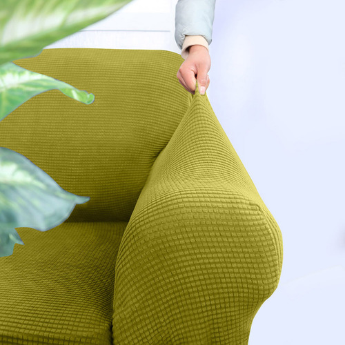 Funda Elástica Para Sofá Suave, De Elastano, Antideslizante